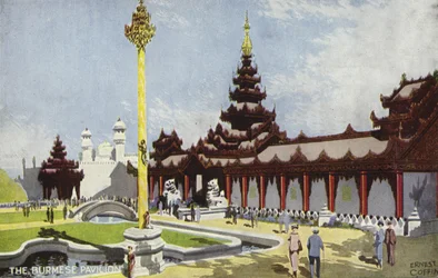 The Burmese Pavilion, British Empire Exhibition, Wembley, 1924